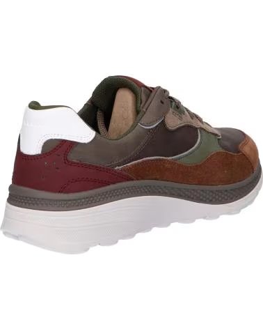 GEOX U SPHERICA ACTIF U56HUA 0CQ22 SNEAKERS FOR MEN C1320 DOVE GREY-BROWNCOTTO