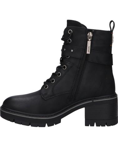BOTAS MILITARES REFRESH 172909 PRETAS COM ATACADORES E FIVELA C NEGRO