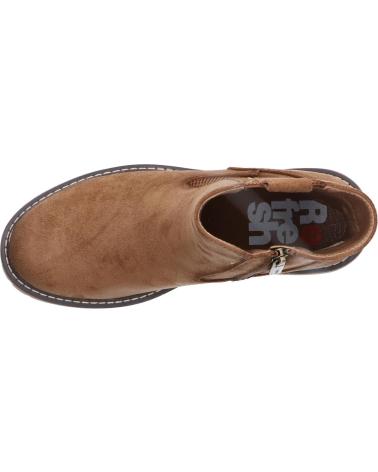 REFRESH CHELSEA BOOTS 173027 AUS ANTELINA MIT REISSVERSCHLUSS - TAUPE TAUPE