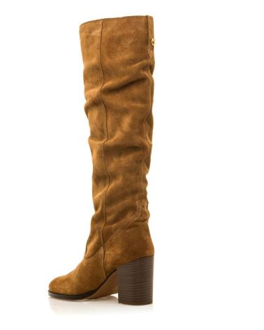 MTNG 55439 WILDLEDER-STIEFEL BRAUN MIT BLOCKABSATZ MARRóN