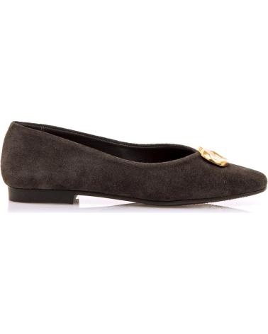 MTNG BALLERINA 56534 MIT GOLDENEM METALL-ORNAMENT GRAU GRIS