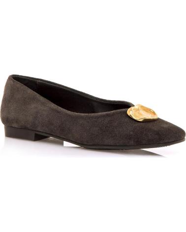 MTNG BALLERINA 56534 MIT GOLDENEM METALL-ORNAMENT GRAU GRIS