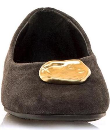 MTNG BALLERINA 56534 MIT GOLDENEM METALL-ORNAMENT GRAU GRIS