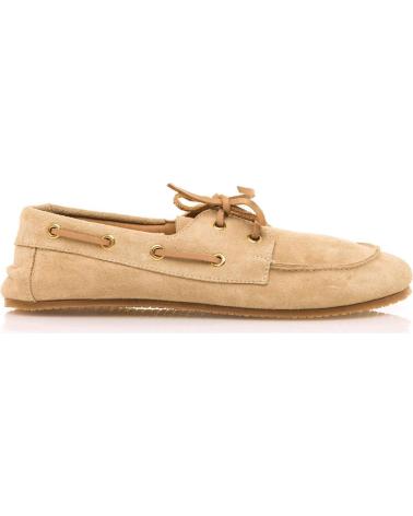 MOCASSINO NAUTICO MTNG 55876 BEIGE IN CAMOSCIO SINTETICO BEIGE
