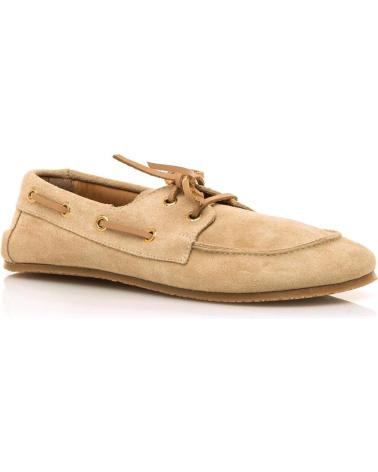 MOCASSINO NAUTICO MTNG 55876 BEIGE IN CAMOSCIO SINTETICO BEIGE