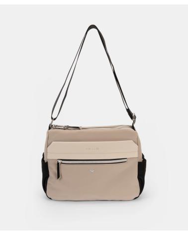 BORSA A TRACOLLA PEPE MOLL 252211 TRI-TAUPE MARRONE MARRóN