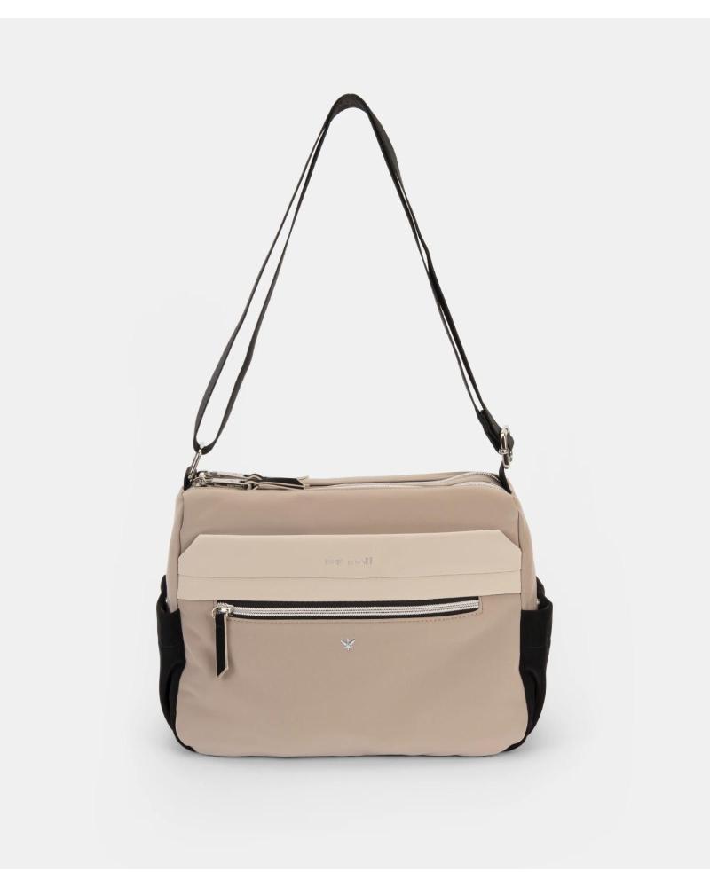 BORSA A TRACOLLA PEPE MOLL 252211 TRI-TAUPE MARRONE MARRóN
