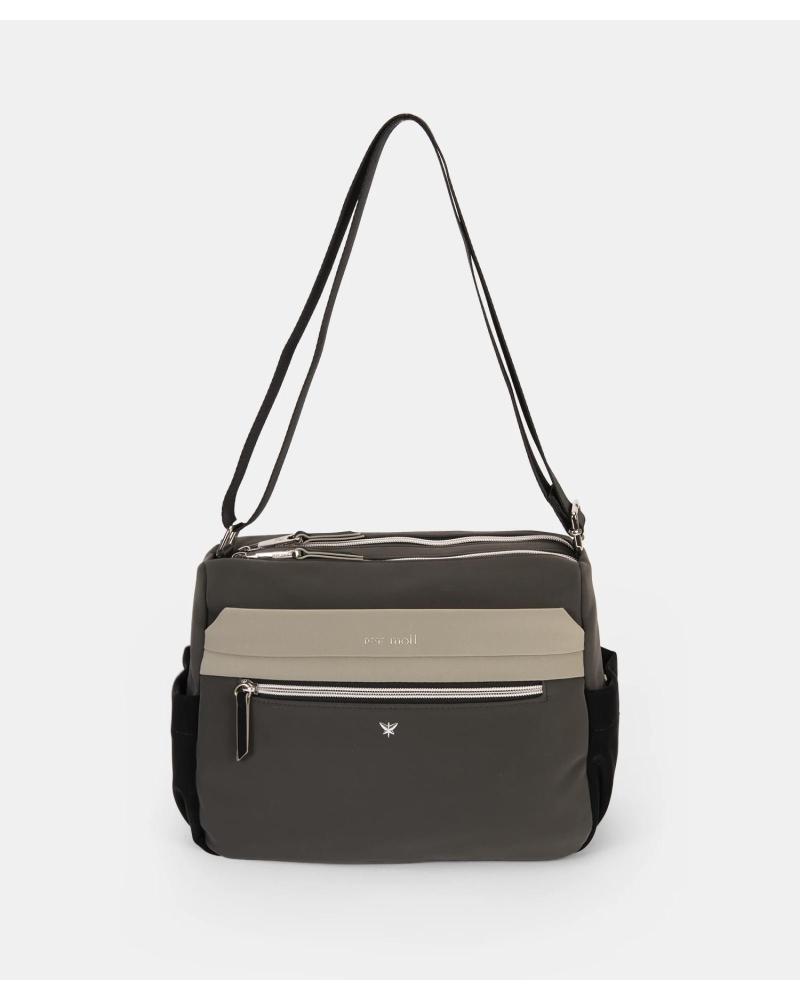 BORSA A TRACOLLA PEPE MOLL 252211 TRI-GREY GRIGIO GRIS