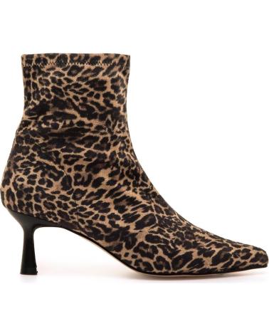 MTNG 59671 STIEFELETTEN LEOPARDENMUSTER MARRóN