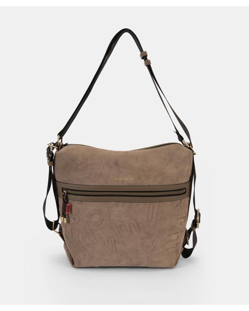 BORSA A TRACOLLA PEPE MOLL 252342 IN PELLE MARRONE MARRóN