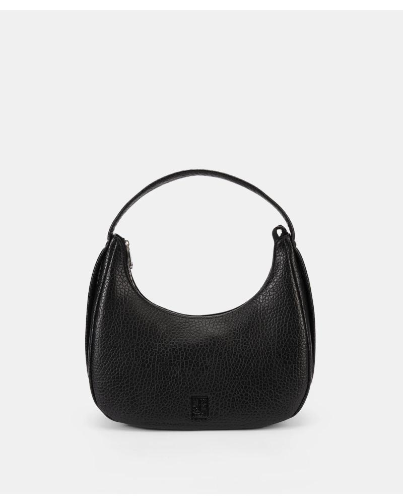 BOLSA DE MÃO PEPE MOLL 252292 EM COURO PRETO NEGRO