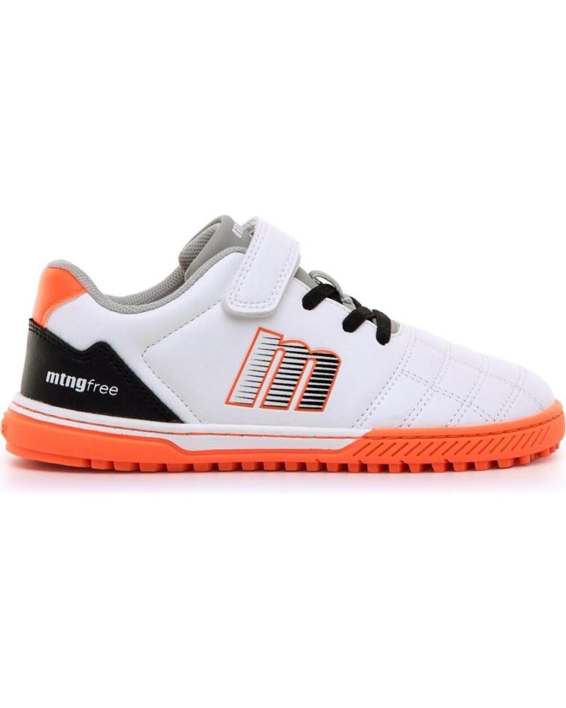 SAPATILHAS DE FUTSAL MTNG BAREFOOT NINA 49323 BRANCO LARANJA BLANCO