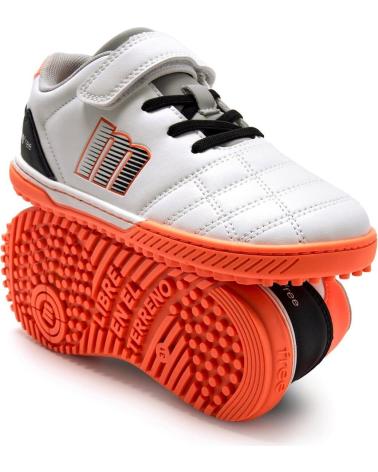 SAPATILHAS DE FUTSAL MTNG BAREFOOT NINA 49323 BRANCO LARANJA BLANCO