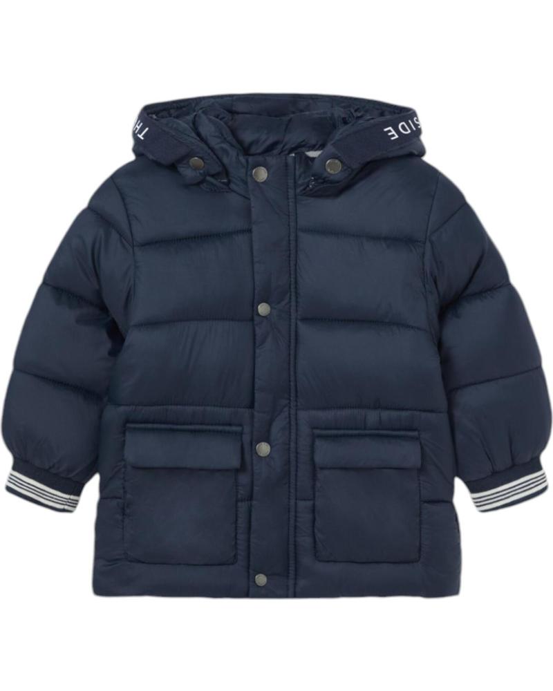 MAYORAL 2466 GIUBBOTTO IMBOTTITO BLU CON CAPPUCCIO AZUL