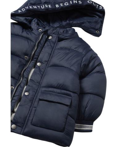 MAYORAL 2466 GIUBBOTTO IMBOTTITO BLU CON CAPPUCCIO AZUL
