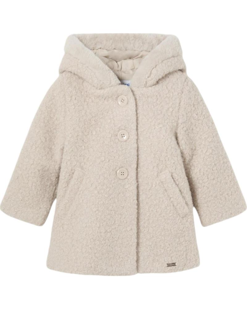 MAYORAL CAPPOTTO RICCIO BEBÈ BEIGE - MODELLO 2478 BEIGE