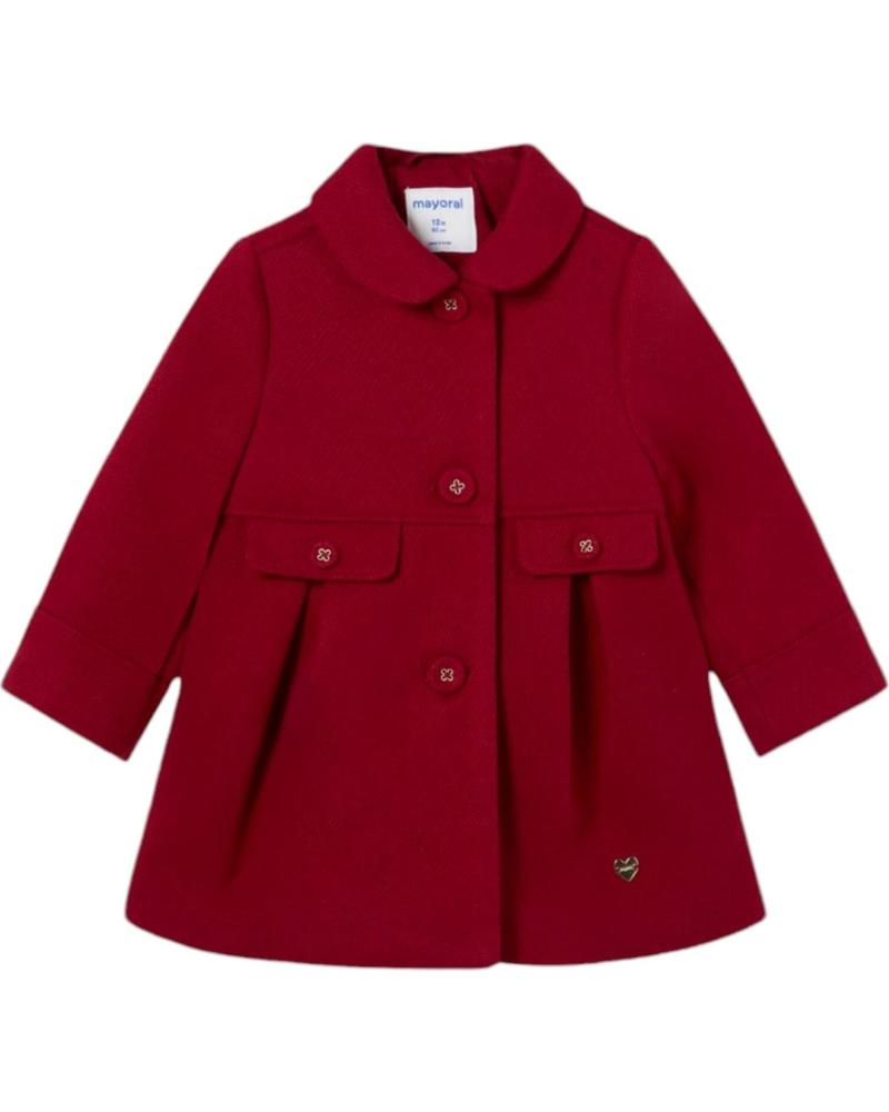 MAYORAL CAPPOTTO IN PANNO BEBÈ ROSSO - MODELLO 2479 ROJO