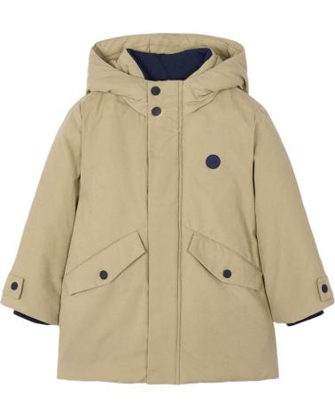 CAPPOTTO MAYORAL 4419 BEIGE CON CAPPUCCIO STACCABILE BEIGE