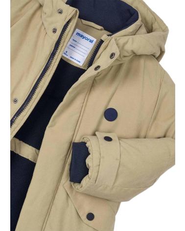 CAPPOTTO MAYORAL 4419 BEIGE CON CAPPUCCIO STACCABILE BEIGE