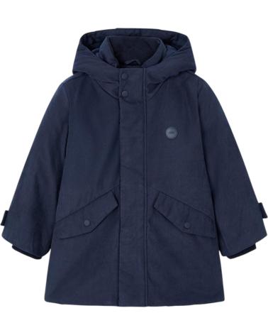 CAPPOTTO MAYORAL 4419 BLU MARINO CON CAPPUCCIO STACCABILE AZUL
