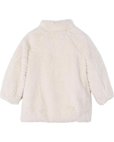 CAPPOTTO MAYORAL IN PELLICCIA SINTETICA MODELLO 4441 BEIGE BEIGE