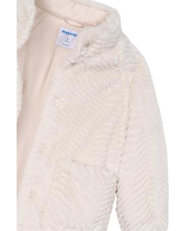 CAPPOTTO MAYORAL IN PELLICCIA SINTETICA MODELLO 4441 BEIGE BEIGE