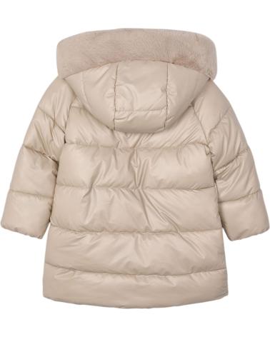 MAYORAL CAPPOTTO IMBOTTITO 4447 GRIGIO CON CAPPUCCIO PER BAMBINA GRIS