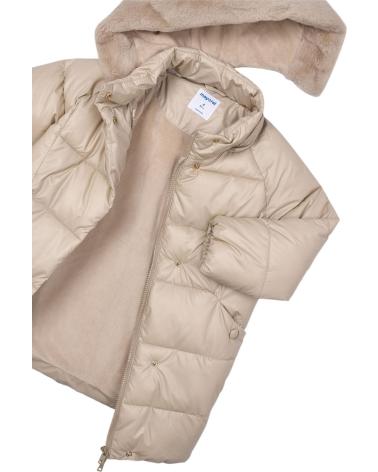 MAYORAL CAPPOTTO IMBOTTITO 4447 GRIGIO CON CAPPUCCIO PER BAMBINA GRIS