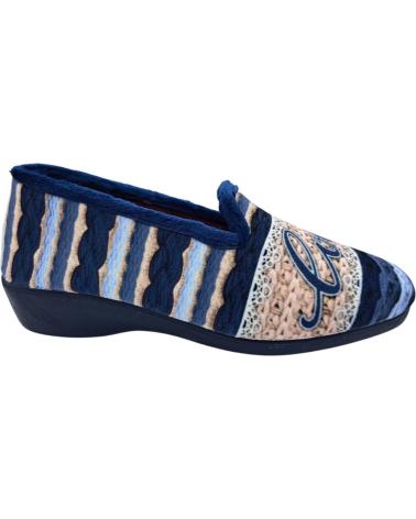 PANTOFOLA MOCASSINO ALCALDE BLU MARINO MARINO