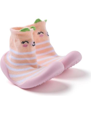 GIOSEPPO MEIAS-BOTINHAS ANTIDERRAPANTES LISTRADAS ROSAS 76574 ROSA