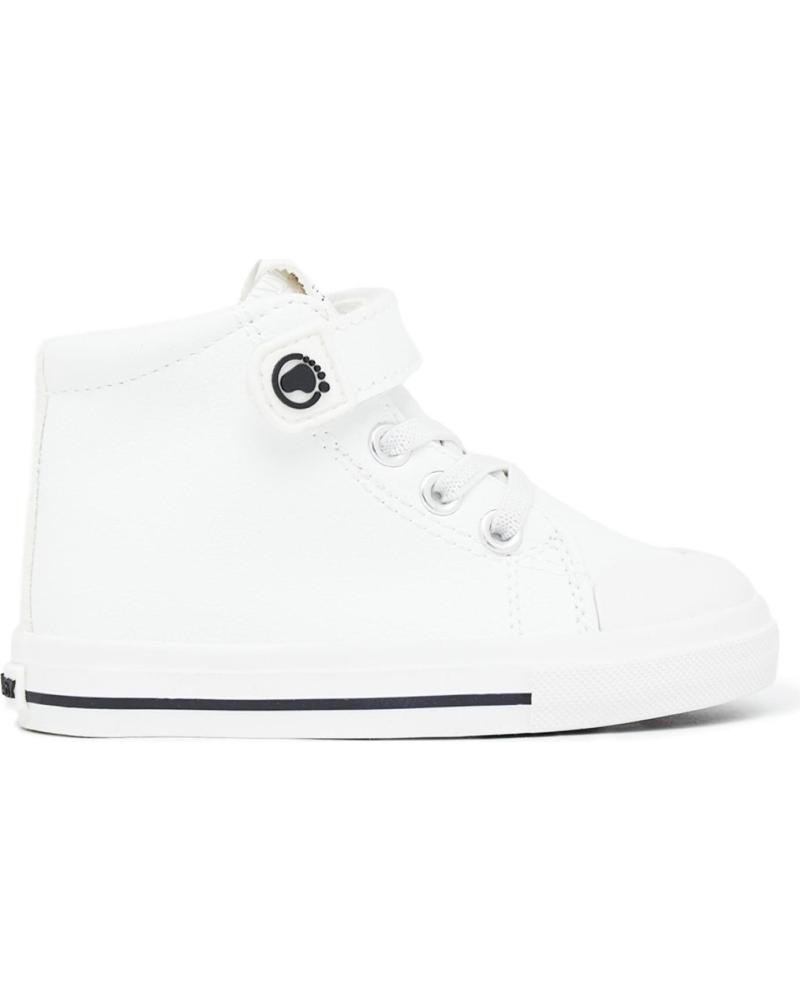 CONGUITOS 500014 OFFW SCARPE BAREFOOT TELA ALTE BIANCHE BLANCO