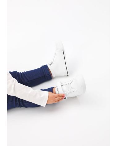 CONGUITOS 500014 OFFW SCARPE BAREFOOT TELA ALTE BIANCHE BLANCO