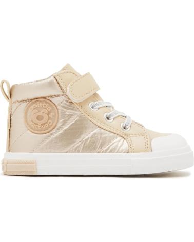 CONGUITOS ZAPATILLAS DE LONA NINA 127024 GOLD SNEAKERS BOTA GOLD 36660 ORO-PLATINO