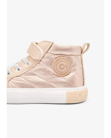 CONGUITOS ZAPATILLAS DE LONA NINA 127024 GOLD SNEAKERS BOTA GOLD 36660 ORO-PLATINO