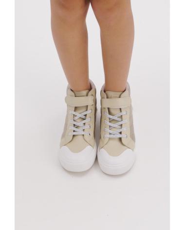 CONGUITOS ZAPATILLAS DE LONA NINA 127024 GOLD SNEAKERS BOTA GOLD 36660 ORO-PLATINO