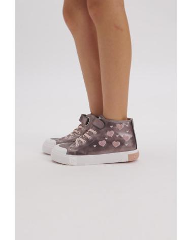 CONGUITOS 264024PEWTER STIVALI TELA CUORI PELTRO ESTANO