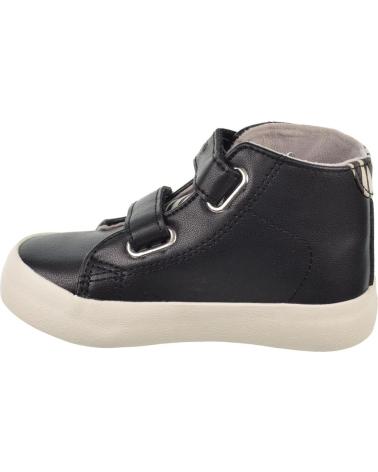 CONGUITOS SNEAKERS ALTE IN TELA 282108 CON STELLA NERA NEGRO