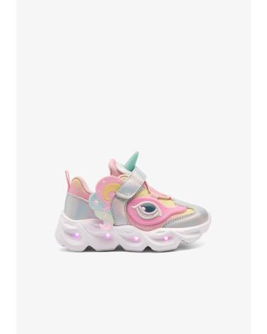 CONGUITOS SNEAKERS 248002 CON LUCI E DESIGN FANTASIA ROSA ROSA