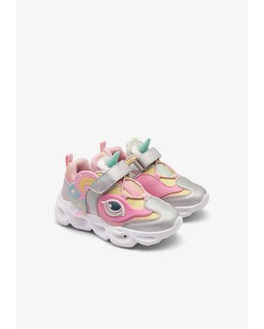 CONGUITOS SNEAKERS 248002 CON LUCI E DESIGN FANTASIA ROSA ROSA