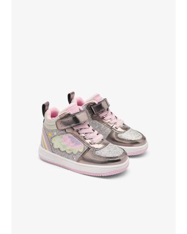 SNEAKERS ALTE CONGUITOS 224055 PELTRO CON LUCI ESTANO