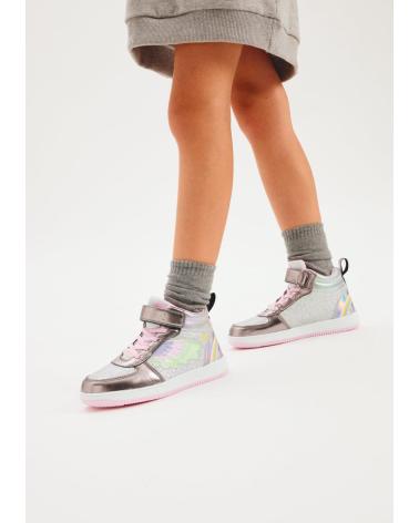 SNEAKERS ALTE CONGUITOS 224055 PELTRO CON LUCI ESTANO