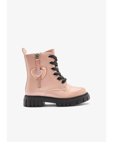 STIVALI MILITARI CONGUITOS 244008 ROSA CON CUORI FUCSIA FUXIA