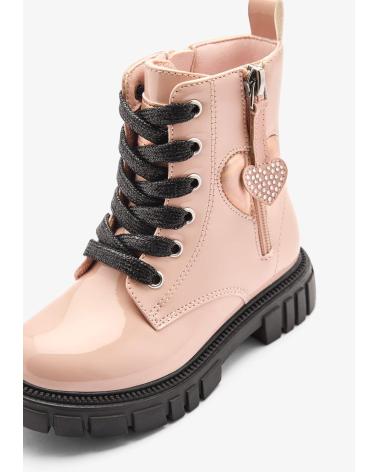 STIVALI MILITARI CONGUITOS 244008 ROSA CON CUORI FUCSIA FUXIA
