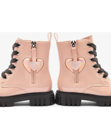 STIVALI MILITARI CONGUITOS 244008 ROSA CON CUORI FUCSIA FUXIA