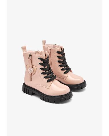 STIVALI MILITARI CONGUITOS 244008 ROSA CON CUORI FUCSIA FUXIA