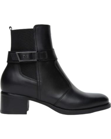 NERO GIARDINI E513844D STIVALETTI NERI NEGRO