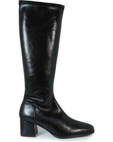 MISS ELASTIC BOTAS ALTAS DE SALTO ELÁSTICAS 78331 PRETAS NEGRO