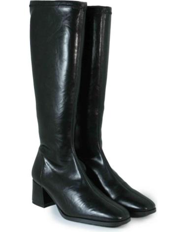 MISS ELASTIC BOTAS ALTAS DE SALTO ELÁSTICAS 78331 PRETAS NEGRO