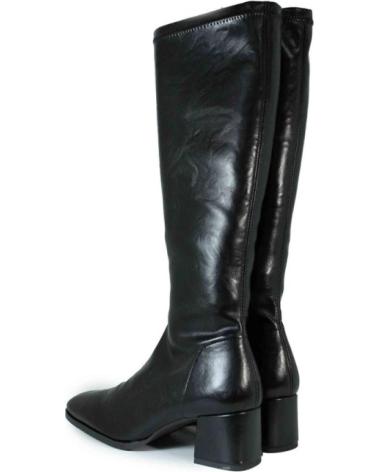 MISS ELASTIC BOTAS ALTAS DE SALTO ELÁSTICAS 78331 PRETAS NEGRO