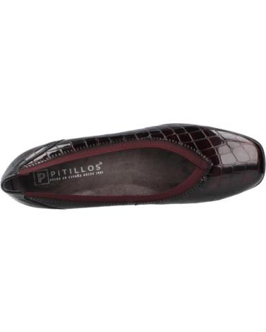 SAPATOS PITILLOS 10820 DE SALTO QUADRADO MARROM EFEITO CROCODILO MARRóN